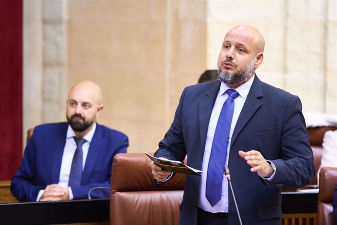 El portavoz adjunto de Vox en el Parlamento de Andalucía, Rodrigo Alonso