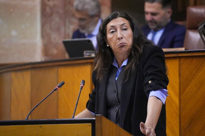 La consejera de Inclusión Social, Juventud, Familias e Igualdad, Loles Lopez, en comisión parlamentaria