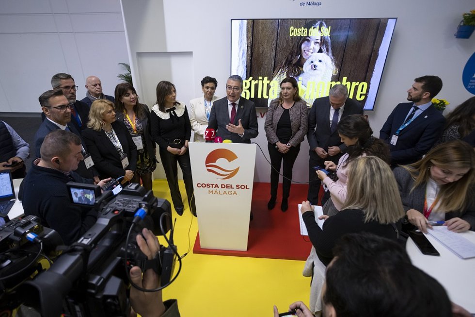 El presidente de la Diptuación y Turismo Costa del Sol, Francisco Salado, en una imagen archivo en ITB