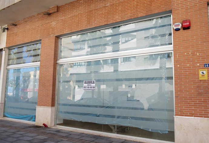 Fachada de lo que era la sede del partido Coalición por Melilla, a 6 de marzo de 2024, en Melilla (España). 