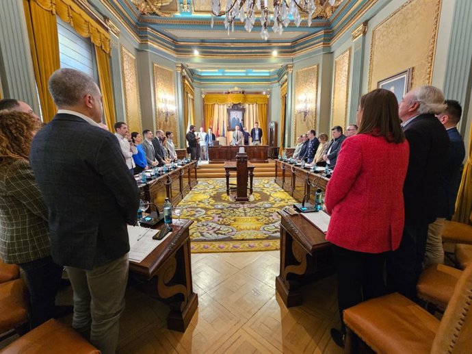 Pleno en la Diputación de Albacete.
