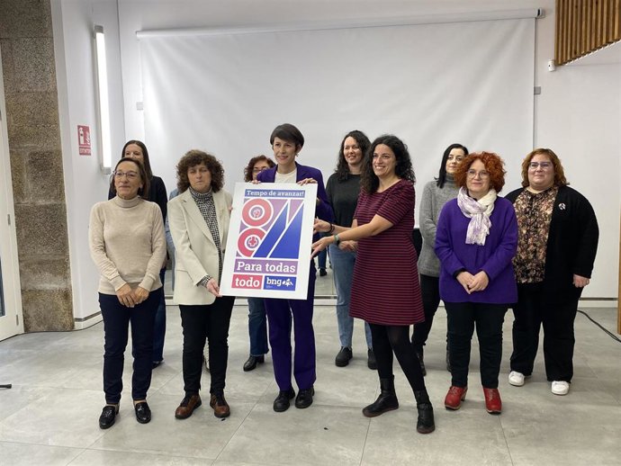Presentación de la campaña del 8M del BNG