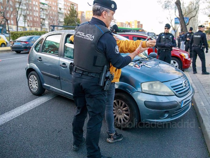 Archivo - Recurso de Policía Municipal de Madrid.