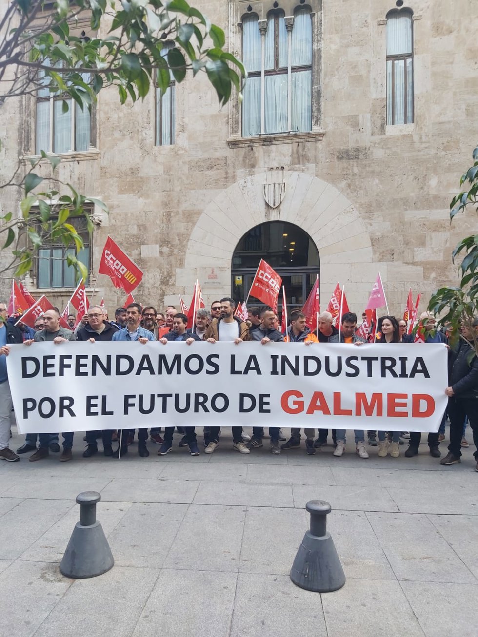 Concentración ante el Palau de la Generalitat