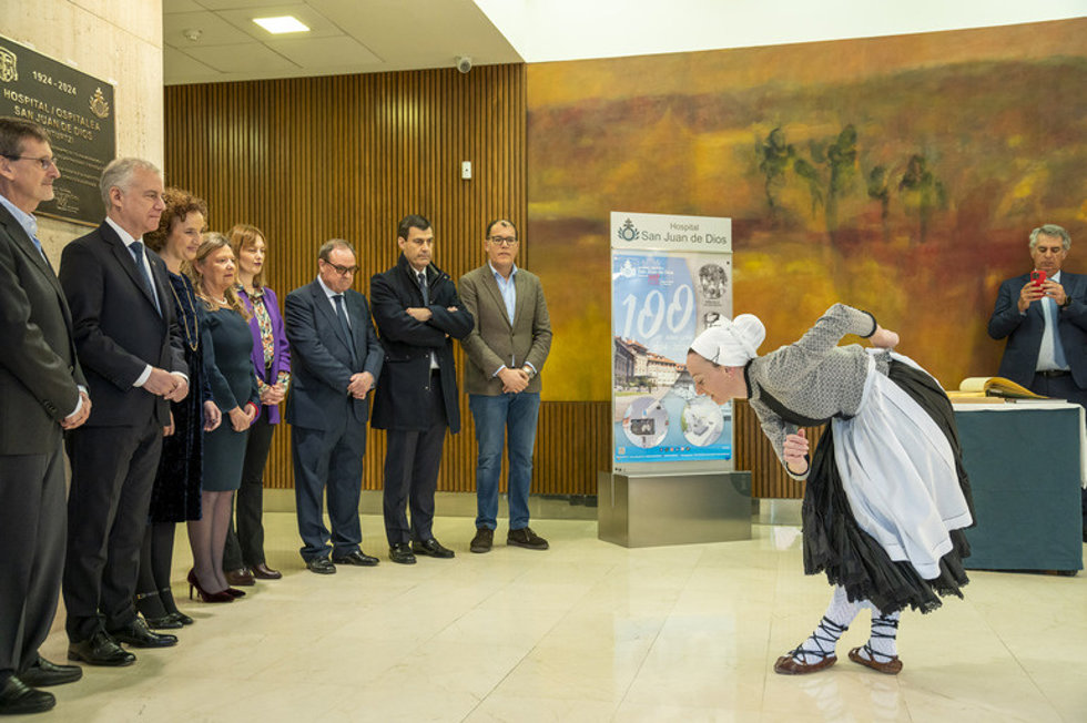 El lehendakari, Iñigo Urkullu, en el acto del centenario del Hospital San Juan de Dios de  Santurtzi (Bizkaia)