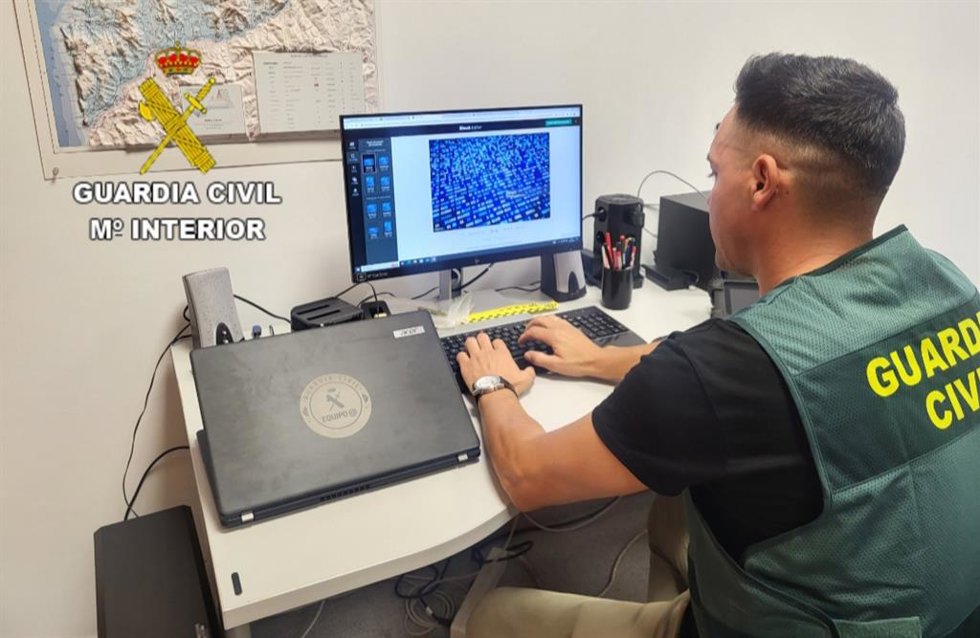 Un agente de la Guardia Civil. 