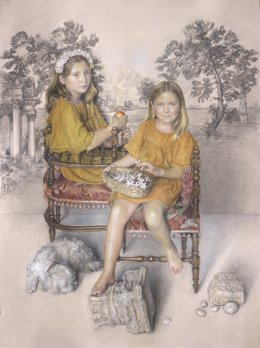 Archivo - Las hermanas Juliette y Blanca