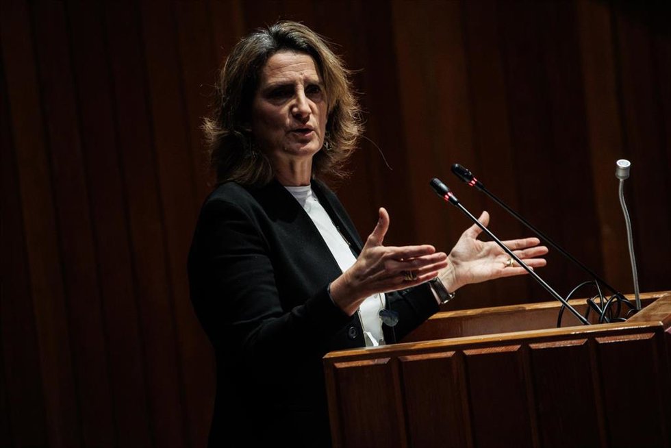 La vicepresidenta tercera y ministra para la Transición Ecológica y el Reto Demográfico, Teresa Ribera