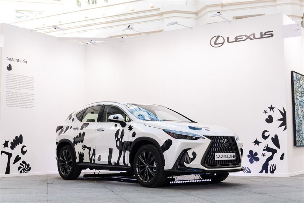 Presentación coche diseñado por el colectivo Casa Antillón, en la Galería de Cristal del Palacio de Cibeles, a 7 de marzo de 2024, en Madrid (España).