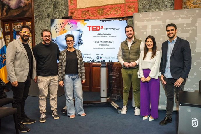 Presentación de la jornada TEDx sobre salud mental organizada por el Cabildo de Tenerife