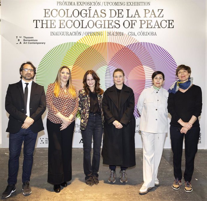 Presentación en ARCOmadrid de la muestra 'Ecologías de la paz', que acogerá el C3A en Córdoba a partir del 26 de abril.