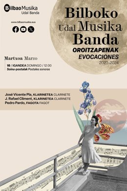 Igandeko kontzertuko kartela.