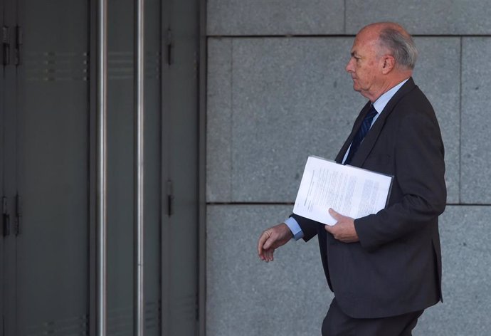El juez Manuel García Castellón llega a la Audiencia Nacional, a 20 de febrero de 2024, en Madrid (España). 