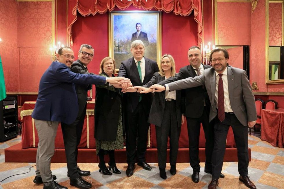 Presentación del nuevo vuelo Granada-Ámsterdam