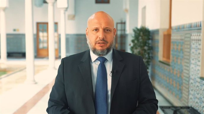 El parlamentario andaluz de Vox Rodrigo Alonso.