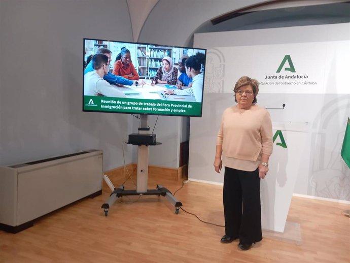 La delegada de Inclusión Social, Juventud, Familias e Igualdad de la Junta de Andalucía en Córdoba, Dolores Sánchez.