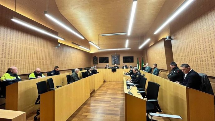 Junta Local de Seguridad celebrada en El Puerto de Santa María con motivo de la motorada en abril.