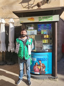 Vendedor del cupón premiado