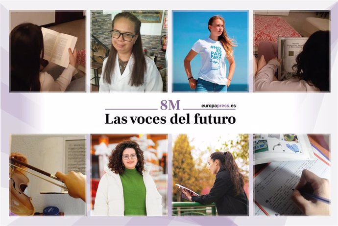 Ocho adolescentes y jóvenes cuentan a Europa Press sus inquietudes de cara a este 8 de marzo, Día Internacional de la Mujer