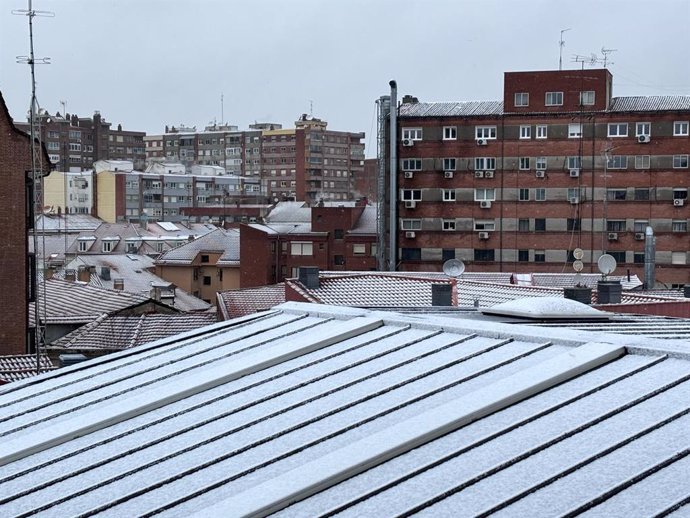 Activada la alerta por nevadas en Valladolid, Palencia, Burgos y Soria