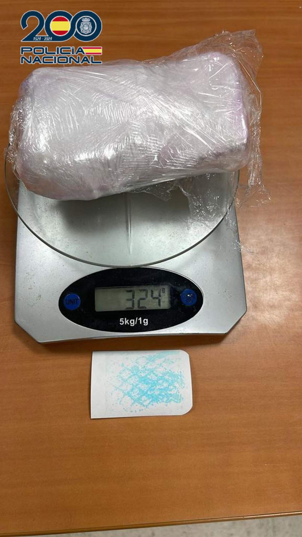 Cocaína intervenida