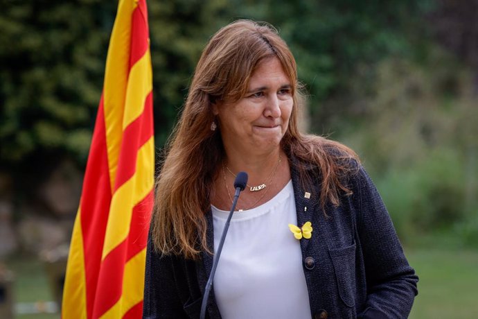 Archivo - La presidenta de Junts, Laura Borràs