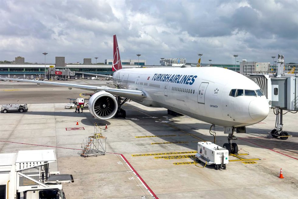 Avión de Turkish Airlines.
