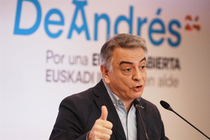 El líder de los populares vascos, Javier de Andrés