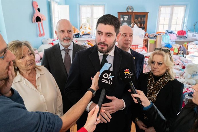 El vicepresidente primero, Alejandro Nolasco, en la Casa Cuna Ainkaren.