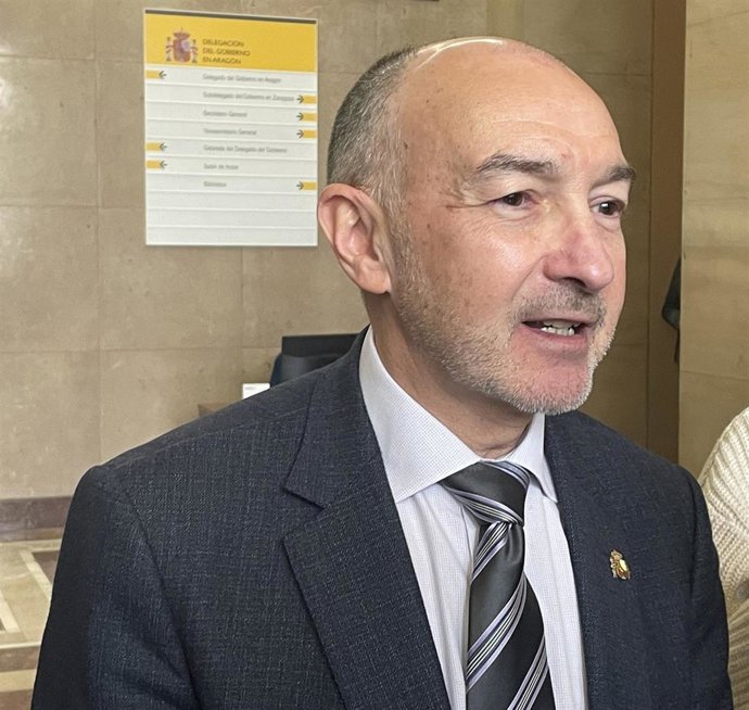 El delegado del Gobierno en Aragón, Fernando Beltrán.