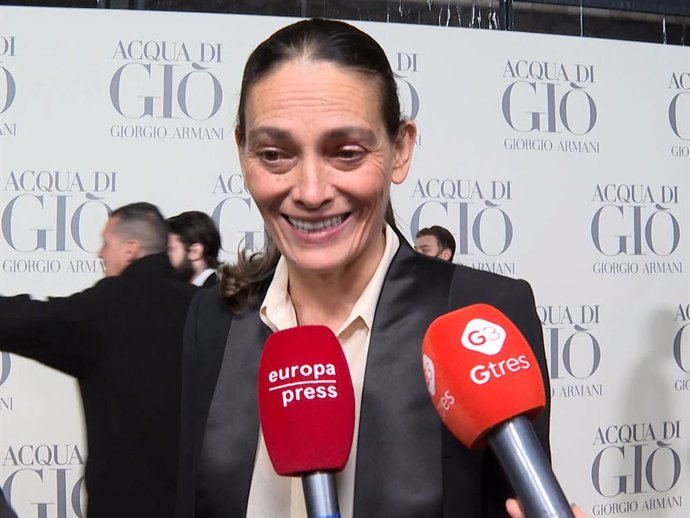 Laura Ponte en la fiesta homenaje a la fragancia masculina más icónica de Armani, 'Aqua di Gio'