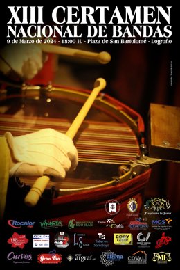 Certamen de Bandas que organiza en Logroño la Cofradía de la Flagelación de Jesús