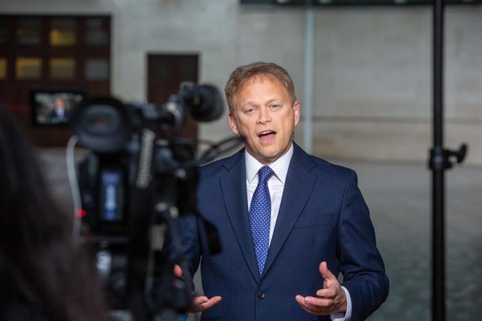 Archivo - El ministro de Defensa de Reino Unido, Grant Shapps (archivo)