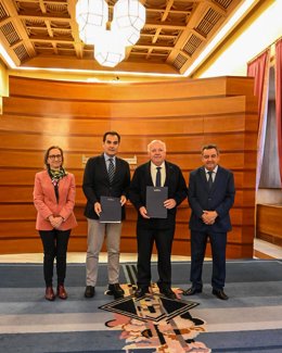 José Antonio Nieto y Jesús Aguirre, este viernes