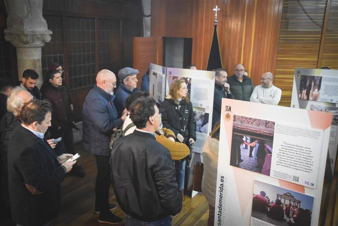 Exposición en la sede de la Junta de Cofradías de Mérida
