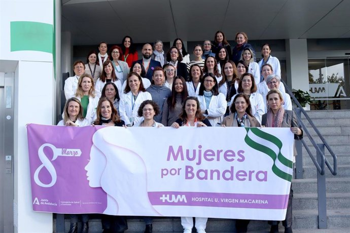 El Macarena de Sevilla se suma a la celebración del 8M y afirma que el 72% de su plantilla es mujer.