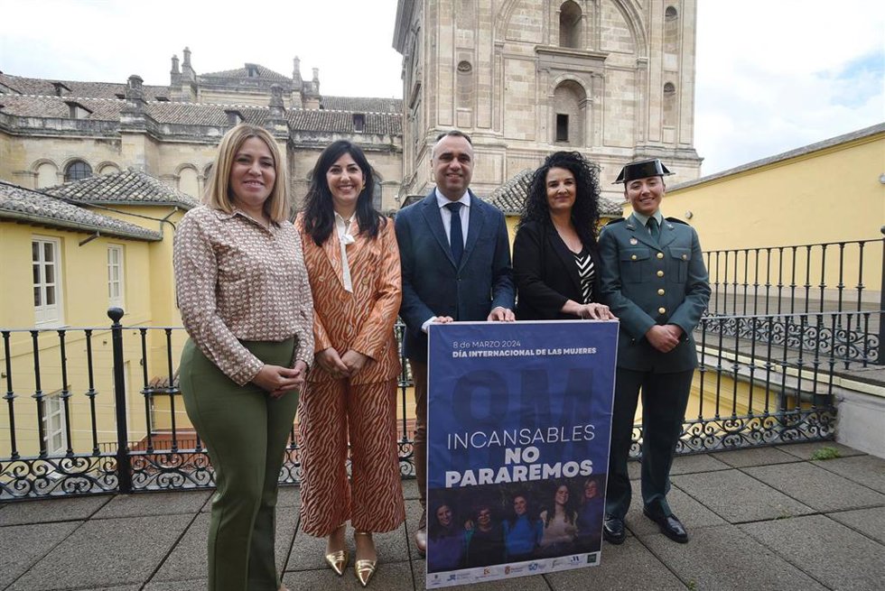 Acto por el 8M en Diputación de Granada