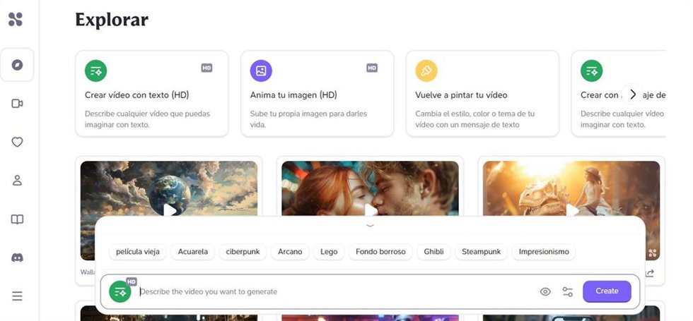 Herramienta de generación de vídeo Haiper