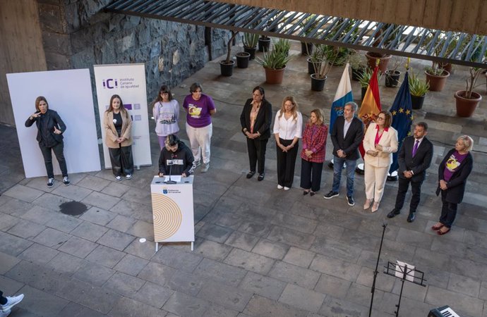 Acto institutucional del Gobierno de Canarias con motivo del 'Día Internacional de la Mujer'