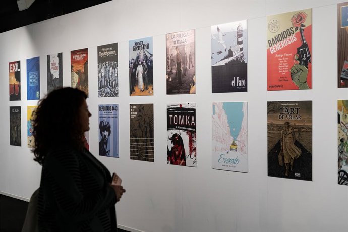 Exposición "L'exili del 39 al cmic. Vinyetes a la frontera"