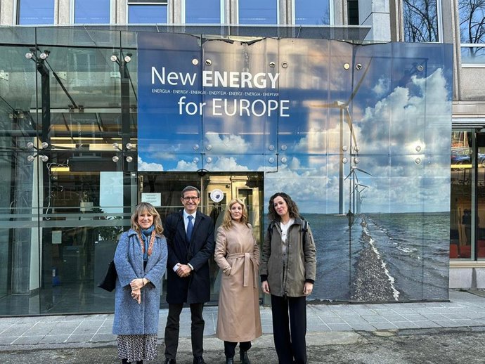 El consejero de Industria, Energía y Minas de la Junta, Jorge Paradela, en Bruselas