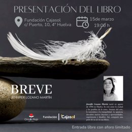 Cartel de la presentación del libro 'Breve'.