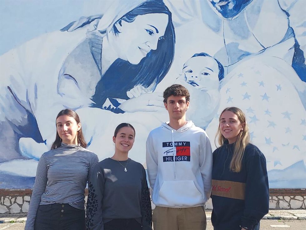 Luna Díaz, Inés del Valle León, Gonzalo Giménez y Reyes Cabello