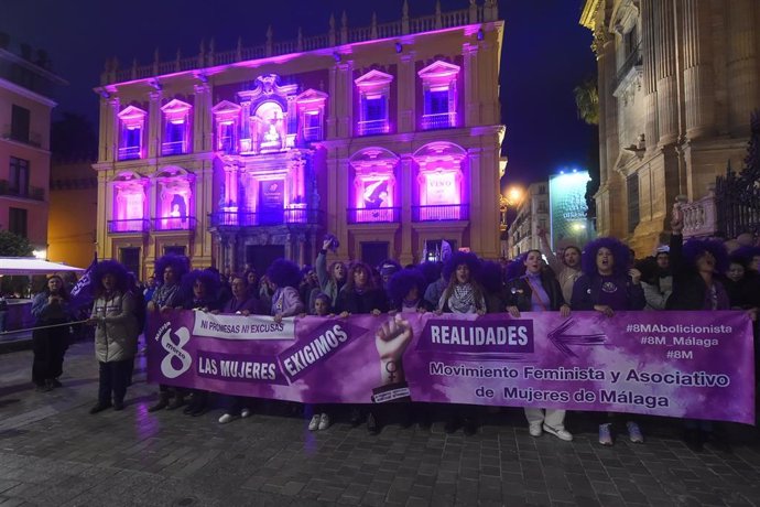 Movilización por el Día Internacional de la Mujer en Sevilla