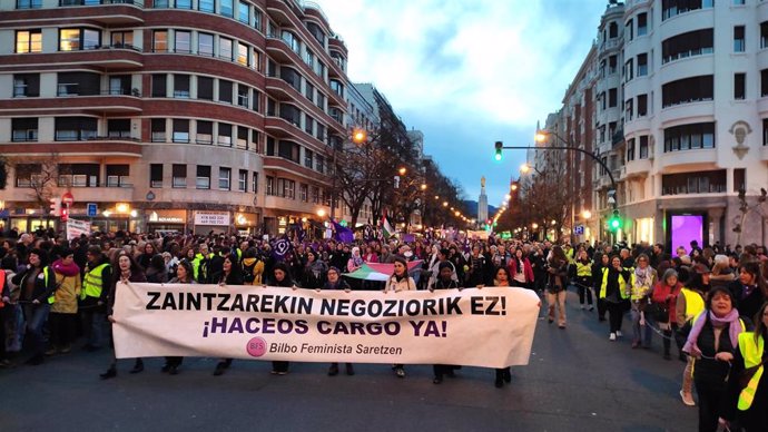Manifestación del 8 de Marzo en Bilbao