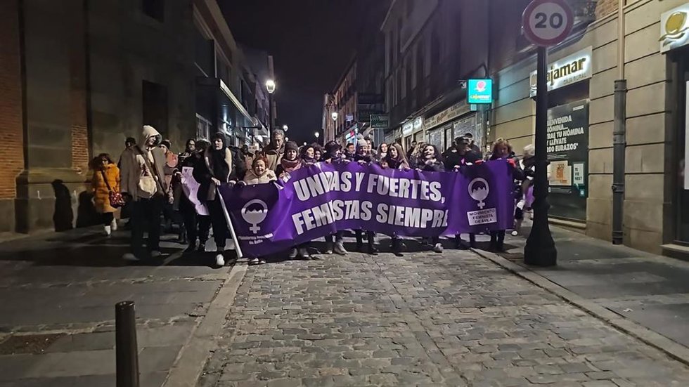 Manifestación del 8M en Ávila