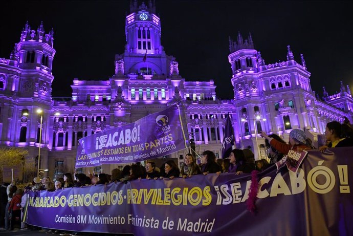 Marcha de la Comisión 8M en Madrid