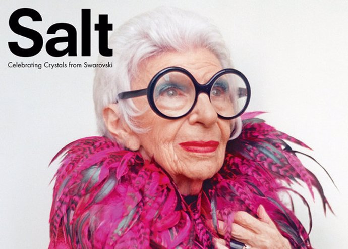 Archivo -       Iris Apfel se ha convertido a sus 93 años en la anciana más 'cool' del mundo de la moda. Existen muchas It Girls pero solo una y genuina It Grandma y es ella