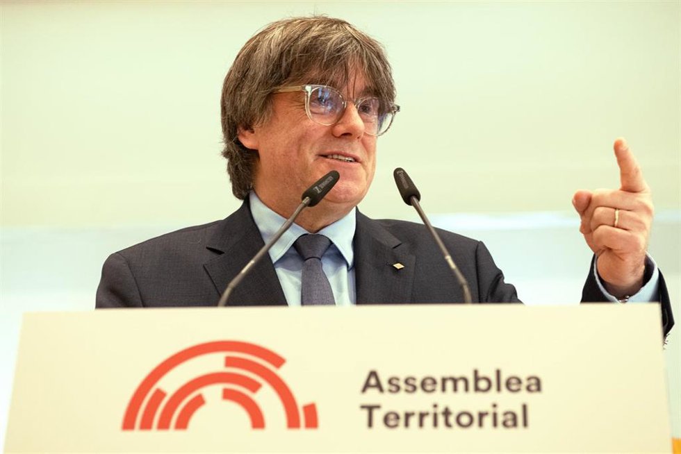 Archivo - El presidente del Consell de la República y expresidente catalán, Carles Puigdemont