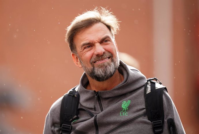 02 March 2024, United Kingdom, Nottingham: Liverpool manager Jurgen Klopp arrives ahead of the English Premier League soccer match between Nottingham Forest and Liverpool at The City Ground. Photo: Mike Egerton/PA Wire/dpa